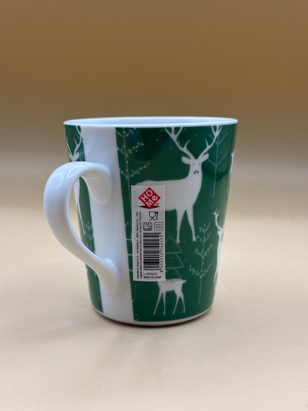 Tazza Natale Home Verde