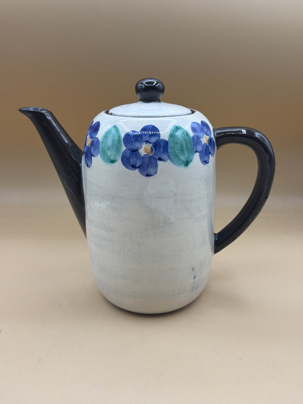 Teiera Caffettiera Fatta A Mano Burkart, Svizzera, Anni '70