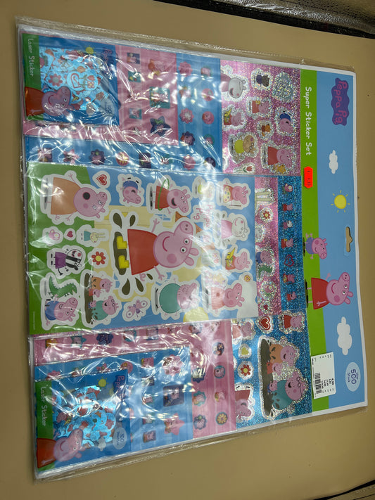 Sticker Set Peppa Pig Nuovo