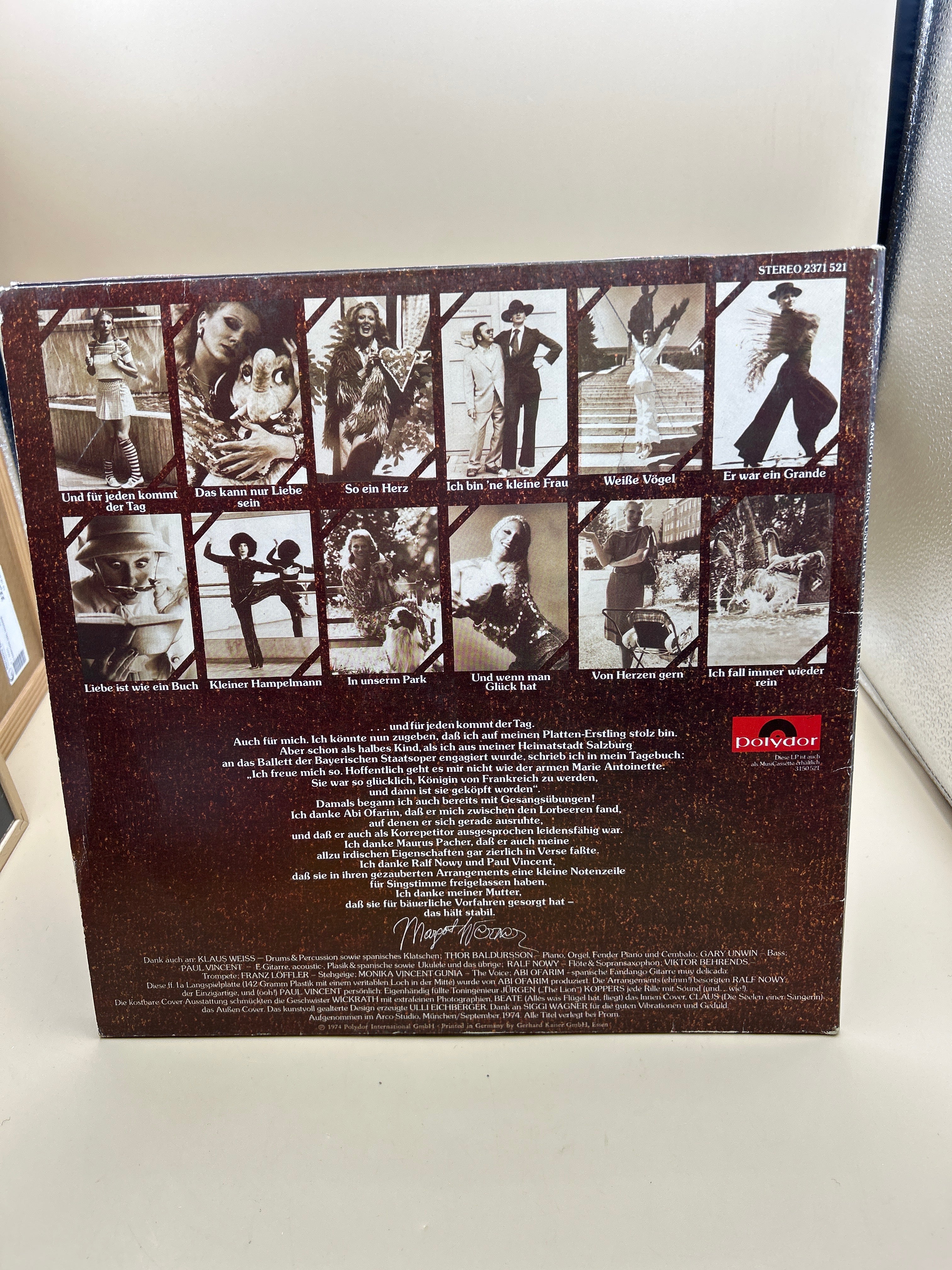 Lp Margot Werner Und Fur Jeden Kommt Der Tag