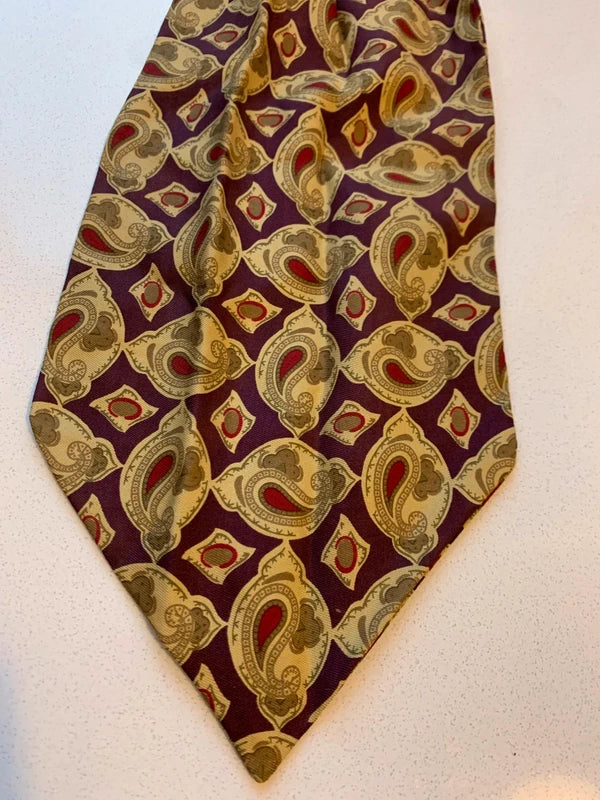Cravatta Ascot In Pura Seta Guy Laroche