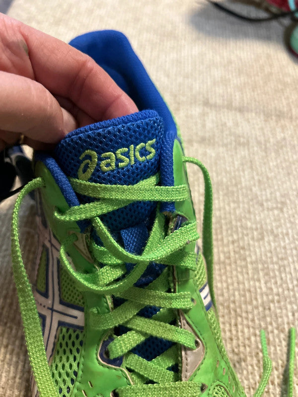 Scarpe Atletica Asics nr. 43.5 Verdi