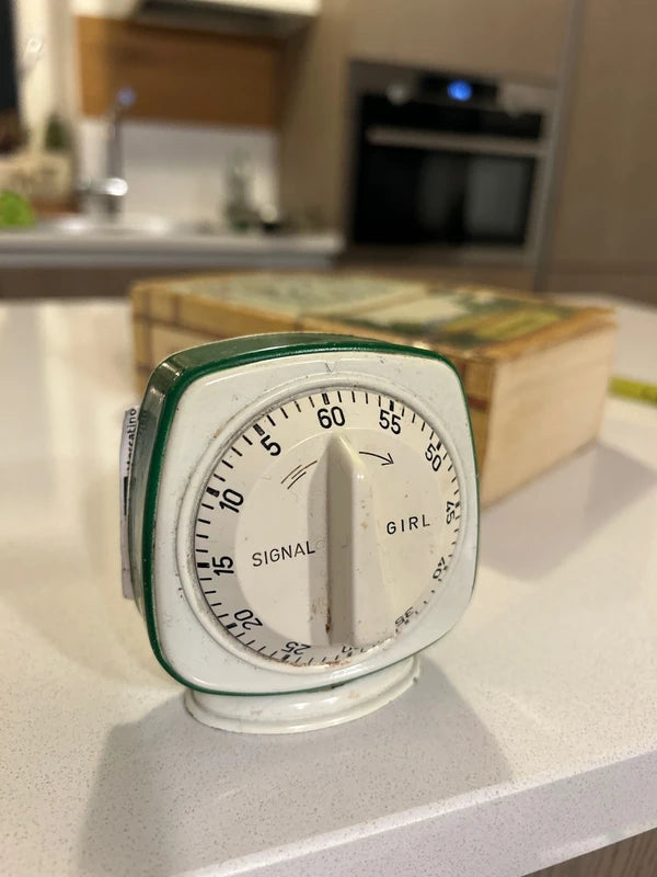 Timer Da Cucina Vintage In Metallo Signal Girl