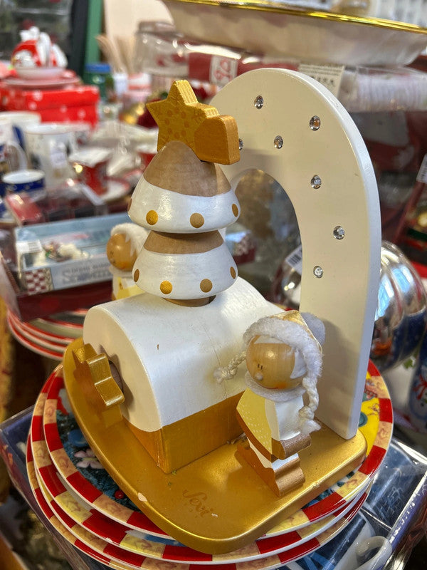 Carillon Natale in legno Sevi