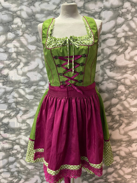 Vestito Tirolese Donna S con grembiule
