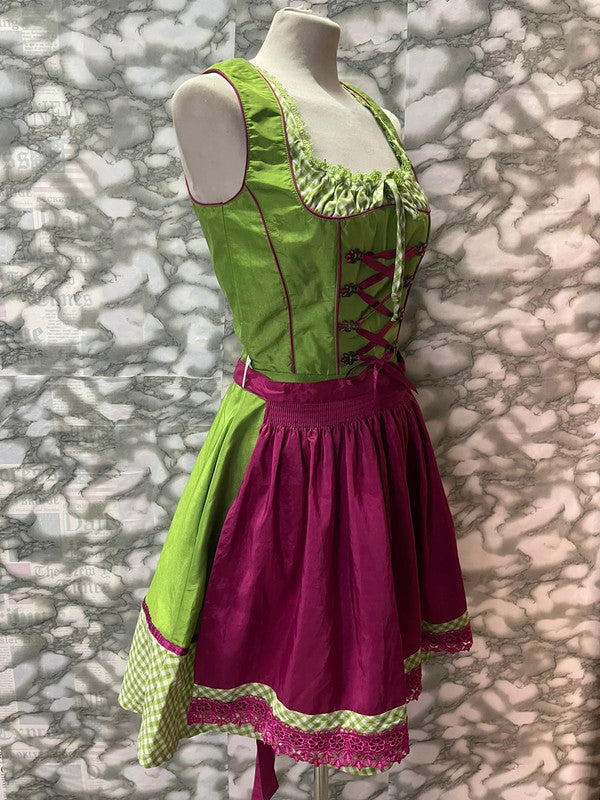 Vestito Tirolese Donna S con grembiule