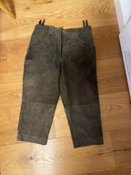 Pantaloni Pelle Lederhosen Tirolesi 46