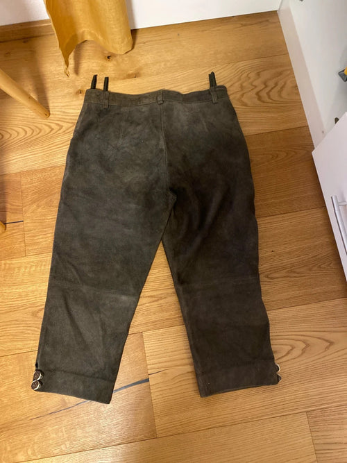 Pantaloni Pelle Lederhosen Tirolesi 46