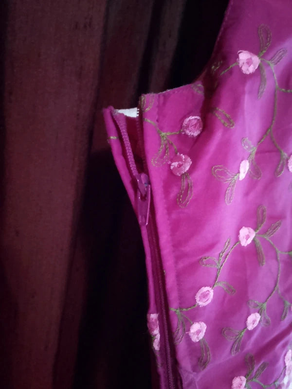 Vestito Tirolese Donna Xxs Hammerschmid Fucsia Bianco