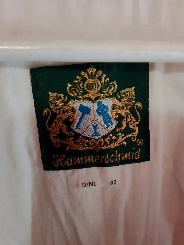 Vestito Tirolese Donna Xxs Hammerschmid Fucsia Bianco