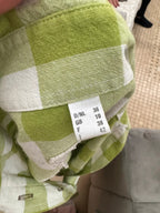 Camicia Tirolese Donna Verde Bianca S