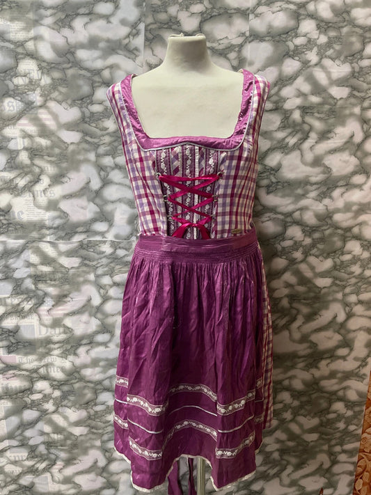 Vestito Tirolese Con Grembiule Donna L