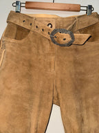 Lederhosen Pantaloni Tirolesi In Pelle Da Donna S