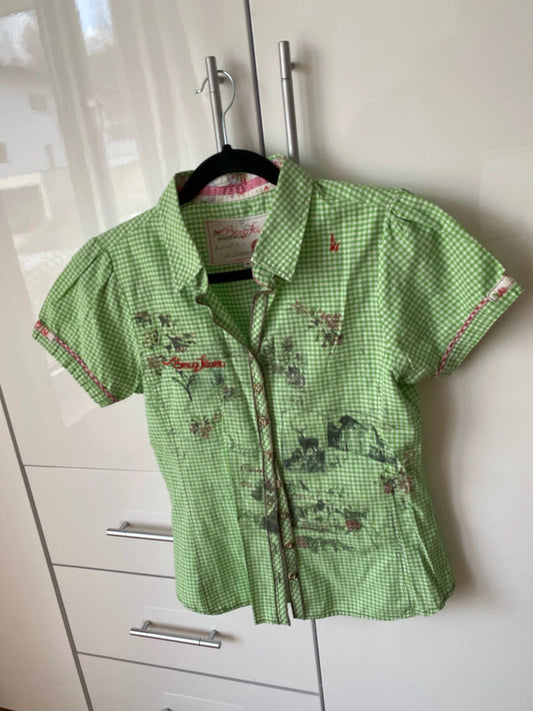 Camicia Donna Tirolese Verde M