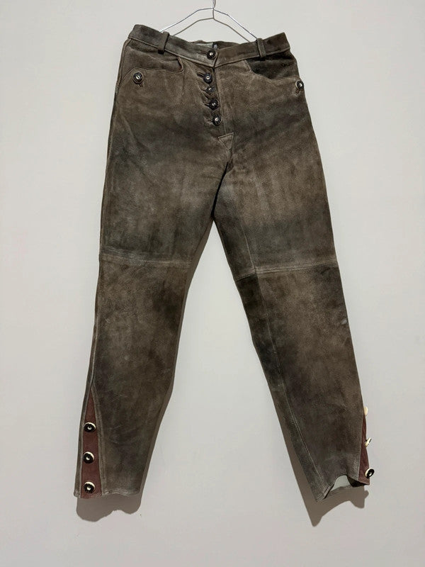 Pantaloni In Vera Pelle Tirolesi Donna S Lederhose