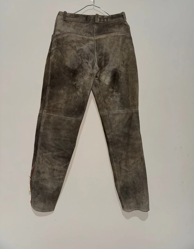 Pantaloni In Vera Pelle Tirolesi Donna S Lederhose