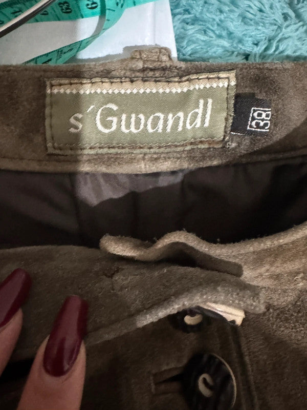 Pantaloni In Vera Pelle Tirolesi Donna S Lederhose