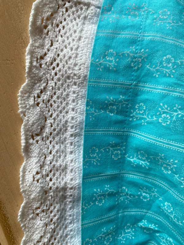 Vestito Tirolese Azzurro Con Grembiule Tg. M