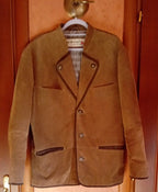 Giacca In Pelle Tirolese Uomo Xl