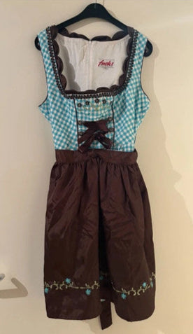 Vestito Tirolese Con Grembiule Fuchs Tg. M