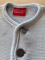 Cardigan Maglia Cotone Tirolese Giesswein 8 Anni Azzurro