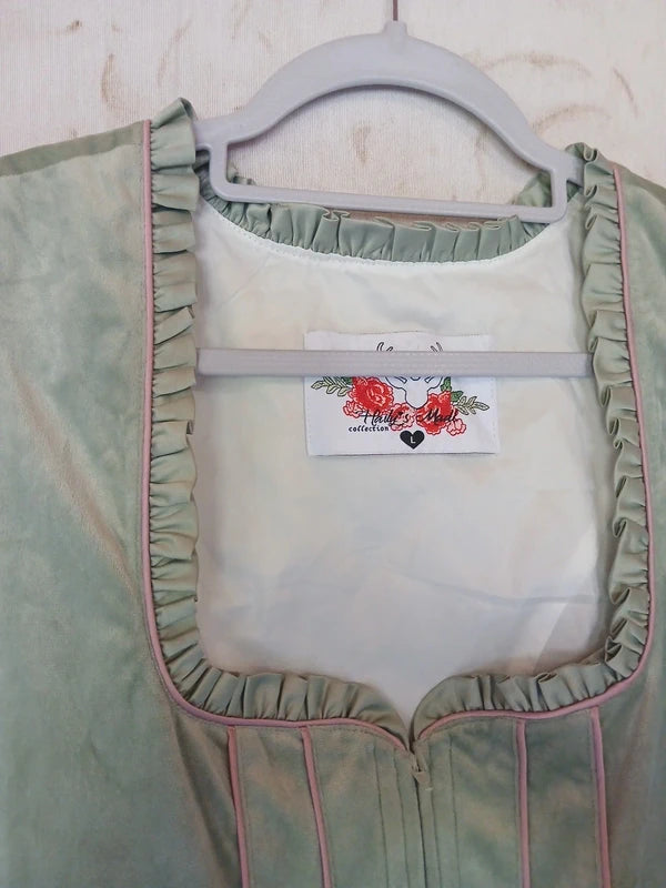 Vestito Verde Salvia Hailey Madl L Tirolese