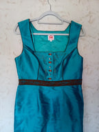 Vestito Verde Smeraldo Cangiante Tirolese L Spieth & Wensky