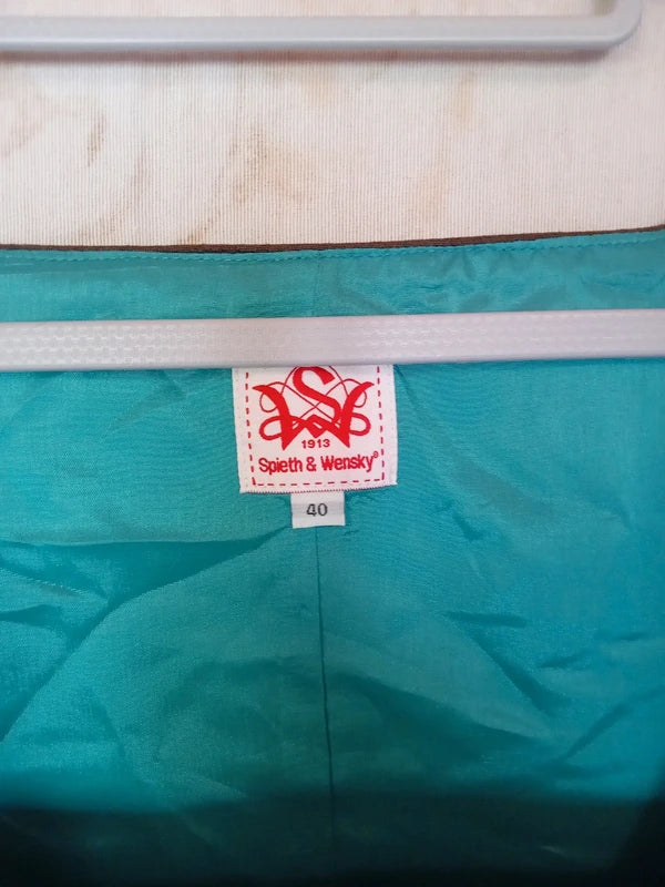 Vestito Verde Smeraldo Cangiante Tirolese L Spieth & Wensky