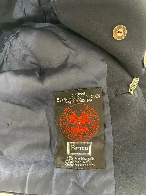 Giacca Donna Tirolese In Pura Lana Blu Tg. L