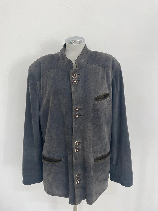 Giacca Tirolese Uomo In Pelle Moser L