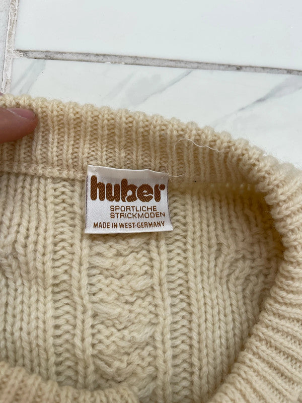 Cardigan Tirolese Uomo Huber Xxxl In Pura Lana