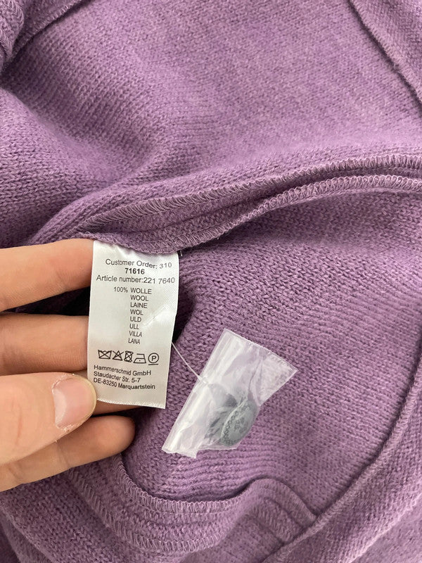 Maglia Tirolese Lilla Xl Donna Cardigan
