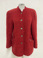 Giaccone Lana Tirolese Rosso Steinbock S