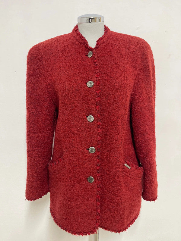 Giaccone Lana Tirolese Rosso Steinbock S