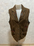 Gilet Pelle Donna Tirolese La Femme Sportive