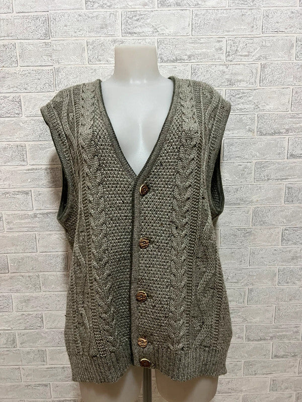 Gilet In Lana Tirolese Uomo Tg. 48