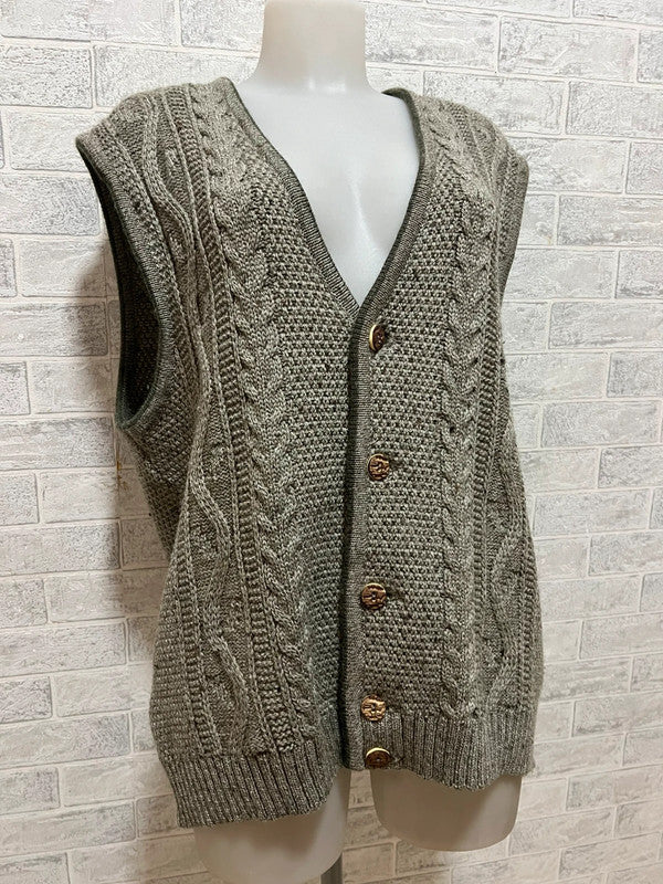 Gilet In Lana Tirolese Uomo Tg. 48