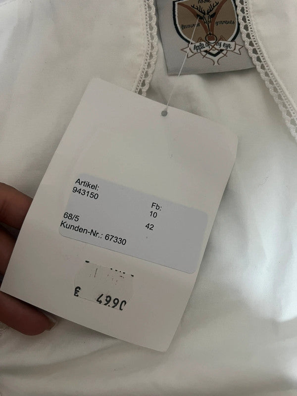 Camicia Nuova Tirolese Xl Bianca