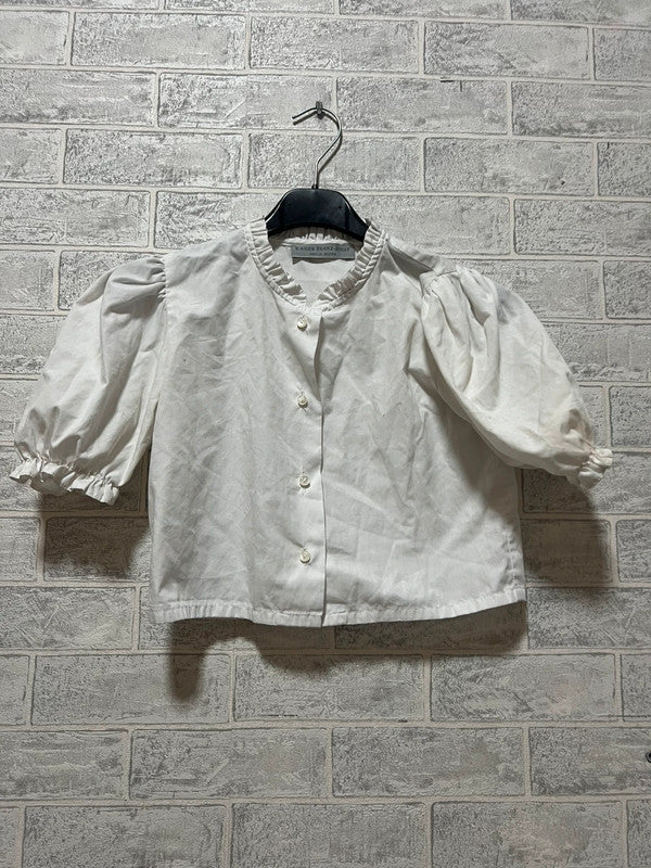 Camicia Bianca Corta Tirolese Xxs