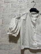 Camicia Bianca Corta Tirolese Xxs