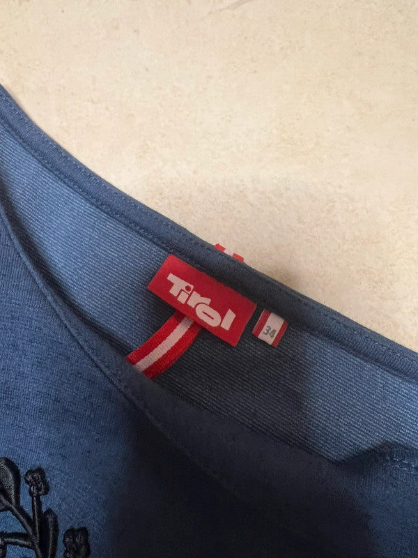 Vestito Blu Invernale Xs Tirolese