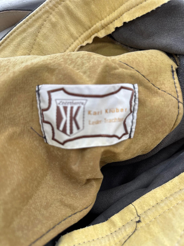 Lederhosen Con Pettorina In Pelle Uomo Xxl