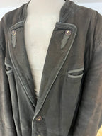 Giacca Uomo In Pelle Tirolese Xxxl 58