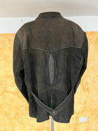 Giacca Uomo In Pelle Tirolese Xxxl 58