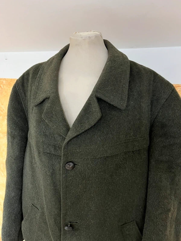 Giaccone In Loden Tirolese Verde Interno In Lana Scozzese Xl Uomo