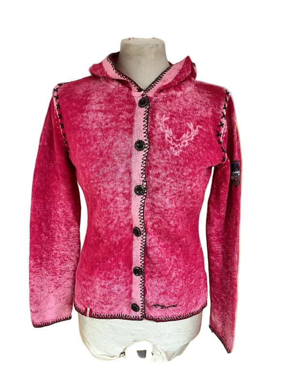 Cardigan Con Cappuccio  Tirolese Xs