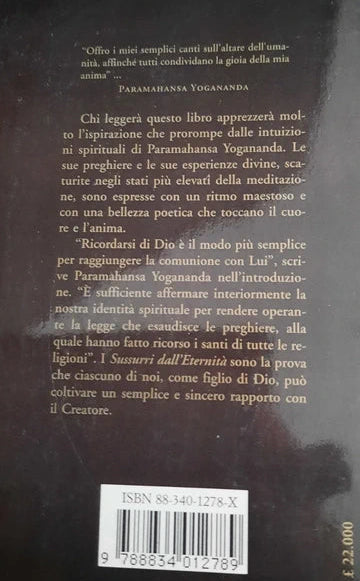 Sussurri Dall'eternità - Swami Paramhansa Yogananda