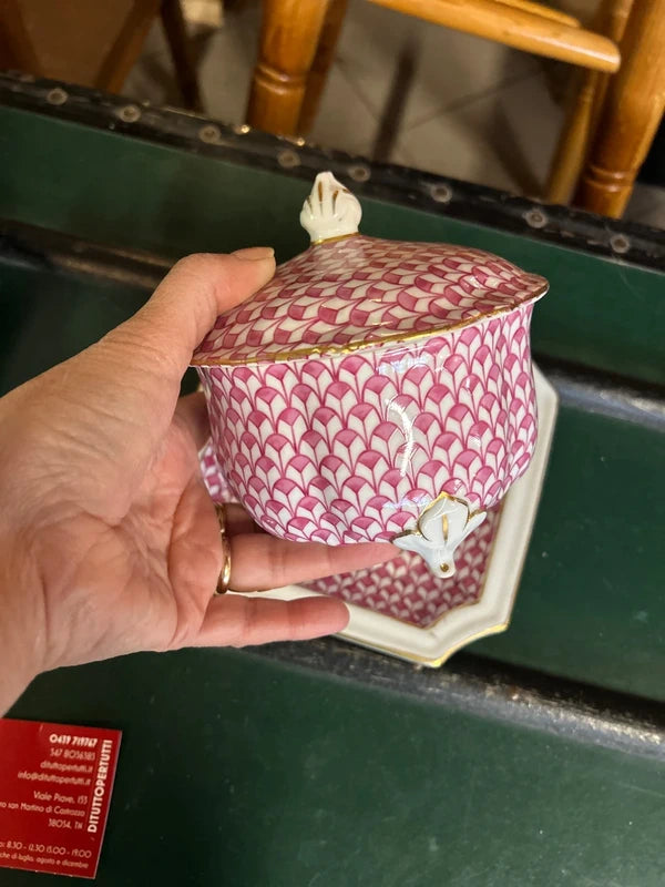 Piatto Con Coppetta Aichi Giappone Anni 50