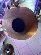 Anfora Rame Manici Ottone Con Piedini