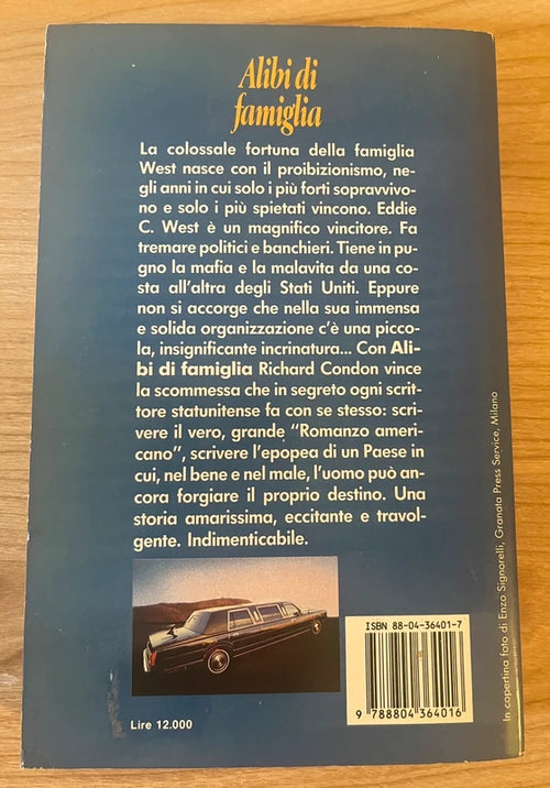 Alibi Di Famiglia - Richard Condon